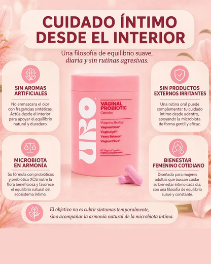 URO Probioticos Vaginales 60 Capsulas